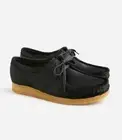 New J.Crew X Clarks Originals Wallabee Shoes In Calf Hair Size 8 Black With Box