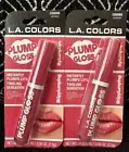 2pk LA COLORS CARELESS C68088 PLUMP GLOSS FULL LIPS LIPSTICK RICH SHINE LIPGLOSS