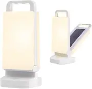 Lepwings Camping Lantern, solar Lanterns, 4400mAh Rechargeable Light 2-in-1 Dimm