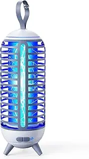 Bug Zapper, Wireless Mosquito Killer Lamp, Indoor and Outdoor Mosquito Killer Lamp, Rechargeable 2 in 1, Suitable for Patio, Home, Backyard, Yard, Garden, Campsite Blue