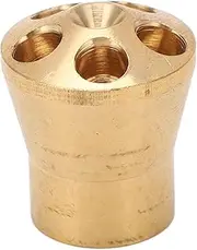 [EVTSCAN] Refrigerant Distributor,Brass Wear Resistance Precise Uniform 5 Hole Air Conditioning Refrigerator Liquid Separator, for Air Energy Systems, Cold and Hot Water Supply, Refrigeration Equipment