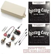 EMG 85-8H IVORY 8 STRING HUMBUCKER VERSION ACTIVE GUITAR PICKUP (2 STRINGS SETS)