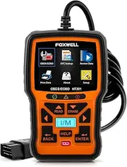 Professional/DIY OBD2 Scanner Car Fault Code Reader Auto Diagnostic Scanner Tool Engine Tester for UK US European and Asian OBD II/EOBD Protocol Vehicle (Foxwell NT301)