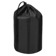 Stuff Sack, 4 x 6 Inch Waterproof Outdoor Storage Sack Drawstring Black