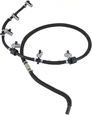 13537799869 13537792870 Fuel Injector Return Leak Off Pipe Compatible for B*M*W E90 E91 E92 E93 E60 E61 E63 E64 E65 E66 E83 E70 E71 Fuel Return Overflow Leak Off Pipe M57 Engine Fuel Overflow Hose