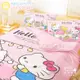 享夢城堡 雙人加大床包薄被套四件組-HELLO KITTY Lets Picnic-粉