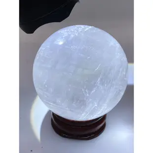 ✾ 玉響 ✾ 白方解球 白冰洲球 154克 一物一圖有影片 冰洲球 方解球 白方解 白冰洲 4公分+ 40mm+
