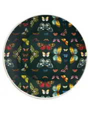 Portmeirion Set of 4 Botanic Garden Harmony Green Coupe Charger Plates