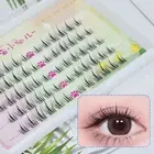 DIY Fluffy False Eyelashes Lashes Extension Segmented Eyelashes Bundles Daily