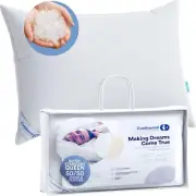 Luxury Goose Feather Down Pillow Super Standard Queen Size - Comfort and Support