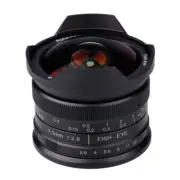 RISESPRAY 7.5mm F/2.8 APS-C Fisheye Lens ll for Nikon N1