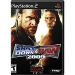 WWE SMACKDOWN 與 VS. RAW 2009 - PS2 遊戲光盤