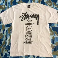 在飛比找Yahoo!奇摩拍賣優惠-Stussy X Fragment 藤原浩 Charity 