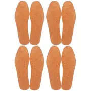 Absorbent Ultra Thin Pigskin Leather Insoles for Stinky Feet-Foot and Shoe Od...