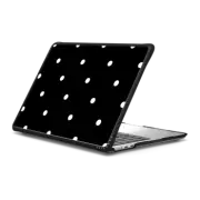 MacBook Air 13-inch (M2 - M4) Impact Case Black and white dots