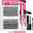 DIY Lash Extension Kit 280Pcs Lash Clusters Eyelash Extension Kit-AU..