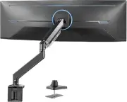Premium Aluminum Heavy Duty Monitor Arm for Ultrawide Monitors up to 49 inches a