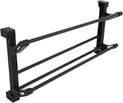 COOPHYA Vertical Shoe Slot Storage Rack Foldable Wall-mounted Shoe Holder Space-saving Black