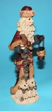 Boyds Bears Folkstone "St Nick...The Quest" #2808 Santa NIB Christmas polar bear
