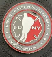 New York City Fire Department FDNY Hockey Team Collectible Challenge Coin