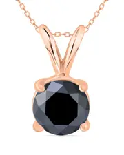 True Diamond 14K Rose Gold 1.45 ct. tw. Diamond Necklace