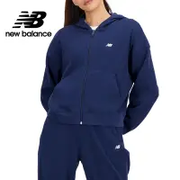 在飛比找Yahoo奇摩購物中心優惠-[New Balance]華夫格鬆餅拉鋉連帽外套_女性_深藍