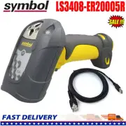 Motorola LS3408ER 1D Long Range Laser Barcode Scanner USB Kit, LS3408-ER20005R