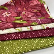 MODA Fabrics Lot of 4 - 1 Yard Pieces of Cut Fabric NEW