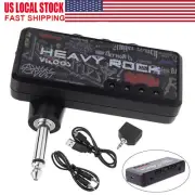 Portable Mini Electric Guitar Plug Headphone Amplifier With Heavy Rock Amp C9Q1
