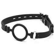 Love In Leather Silicone O-Ring Mouth Gag