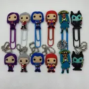 Descendants Bobblehead Paperclip Bookmark / Keychain - Mal Carlos Evie Jay NEW