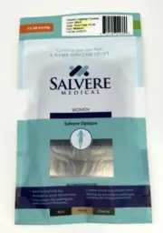 Salvere Medical Women’s Compression Knee High Black Sz M Opaque 15-20 mmHg