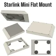 All Weather Aero Flat Mount For Starlink Mini - Fits RV's Trucks Cars Boats USA!