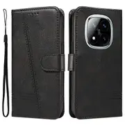 For Xiaomi Redmi Note 14 Pro 5G/14 Pro+ 5G Case Flip Wallet T-Shape Lines Leather Phone Cover