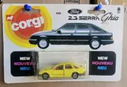 CORGI JUNIORS - FORD SIERRA GHIA 2.3 [YELLOW] EXCELLENT ORIGINAL CARD GOOD