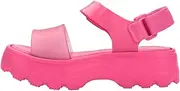 [mini melissa] Kick Off Platform Sandals for Kids - Chunky Platform Jelly Sandals for Girls, Kids Summer Shoes, Girls Sandals