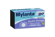 MYLANTA 2GO ANTACID 48 CHEWABLE TABLETS FAST RELIEF PAIN INDIGESTION HEARTBURN