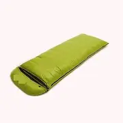 Ultralarge White Goose Down Sleeping Bag for Outdoor Camping - 2000g/2200g/2500g Filling, Winter Warmth(Green 2000g)