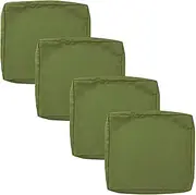Outdoor Cushion Covers 2/4Pcs Patio Cushion Slipcovers, Replacement Waterproof with Zipper for Sofa, Outdoor Furniture Cushion Slipcovers(C16,4PCS_50X45X10CM)