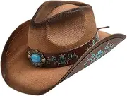 [kowaku] Cowboy Hat Wide Brim Hat Sun Hat for Festival Party Beach Halloween Carnival