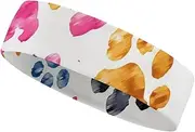 [YKLBV] Moisture Wicking Headbands for Men and Women Cute Funny Grey Cats Pattern Sports Sweatband for Tennis Basketball Running Gym Working Out