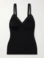 [CARVEN] CARVEN - Silk Camisole - Black - x large x large Black