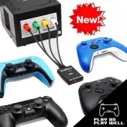 4P Blueretro Wireless Controllers Adapter For NGC Nintendo Gamecube