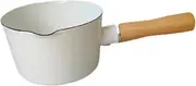 DimyFew Enamel Milk Pot Soup Pot Chocolate Melt Pan Flat Induction Cooker Melting Butter