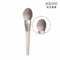 在飛比找momo購物網優惠-【Solone】法式清焙蛋形蜜粉刷/PC01(蜜桃奶昔系列刷