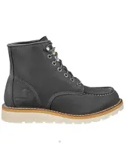 Carhartt Women’s 6" Lightweight Moc Toe Wedge Boot Dark Grey - FW6027-W, Dark Gr