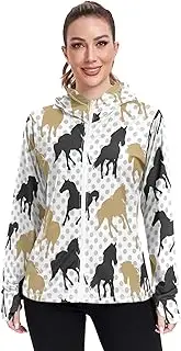 [Caihoyu] Sunscreen Hoodie Quick Dry Cooling Shirt UPF 50+ Protection