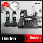 UNIDEN – XDECT8355+2 THREE HANDSET CORDLESS PHONE + ANSWERING MACHINE, BT & USB