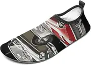 [BTCOWZRV] Water Shoes for Women Men Classic Car Roadsters Old Fashioned Water Sports Shoes Slip-on Breathable Lightweight Athletic Aqua Sock