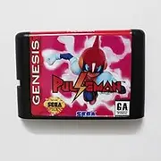 Royal Retro Pulseman Genesis Label 16 bit MD Game Card For Sega Mega Drive For Genesis-(NTSC-U)